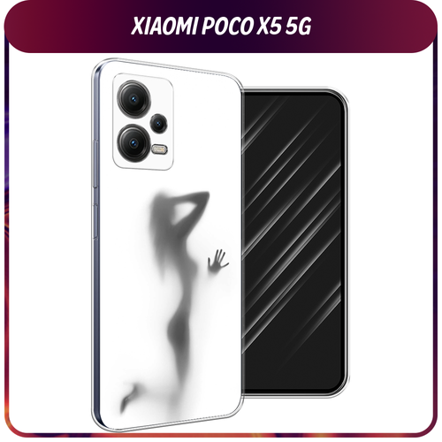 Силиконовый чехол на Xiaomi Poco X5 5G / Сяоми Поко X5 5G Стекло в душе силиконовый чехол на xiaomi poco x5 5g сяоми поко x5 5g капли на стекле