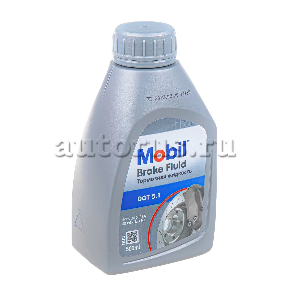 Жидкость тормозная MOBIL Brake Fluid DOT5.1 05 л Mobil 750156
