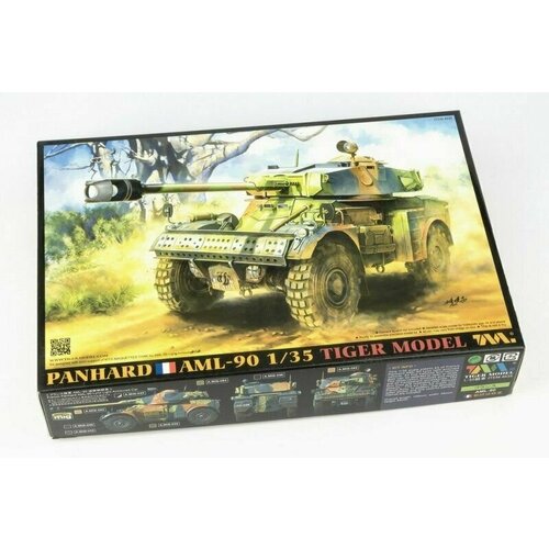 Сборная модель Panhard AML-90 Light Armoured Car rgb car atmosphere light foot light sound control car light led car light interior bar car music rhythm light usb port cigarette