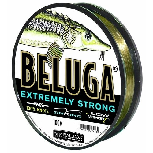 фото Монофольная леска для рыбалки beluga 0.25 мм нет бренда