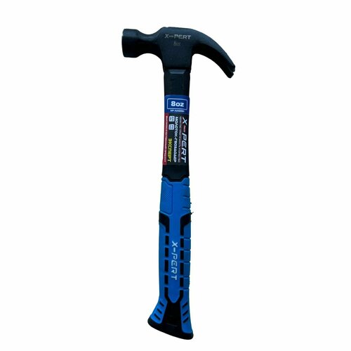 Молоток-гвоздодер X-PERT фиберглассовая 2 компонентная рукоятка хромованадиевая 375г 8 oz 479₽