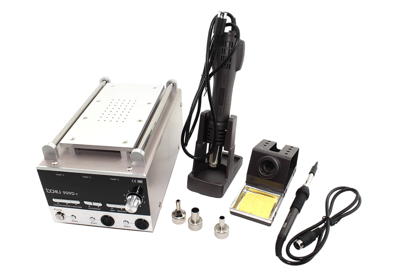 Паяльная Станция 3 В 1 Element 985d Со Встроенным Сепаратором Купить В ...