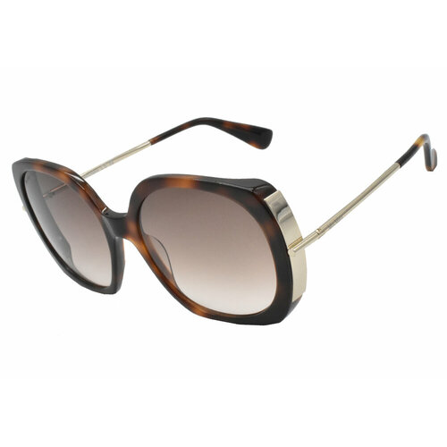 Солнцезащитные очки Max Mara MM0079, коричневый, черный