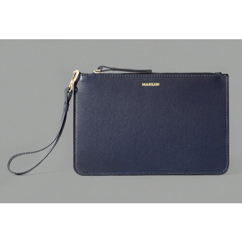 Сумка MAKLER, фактура гладкая, синий