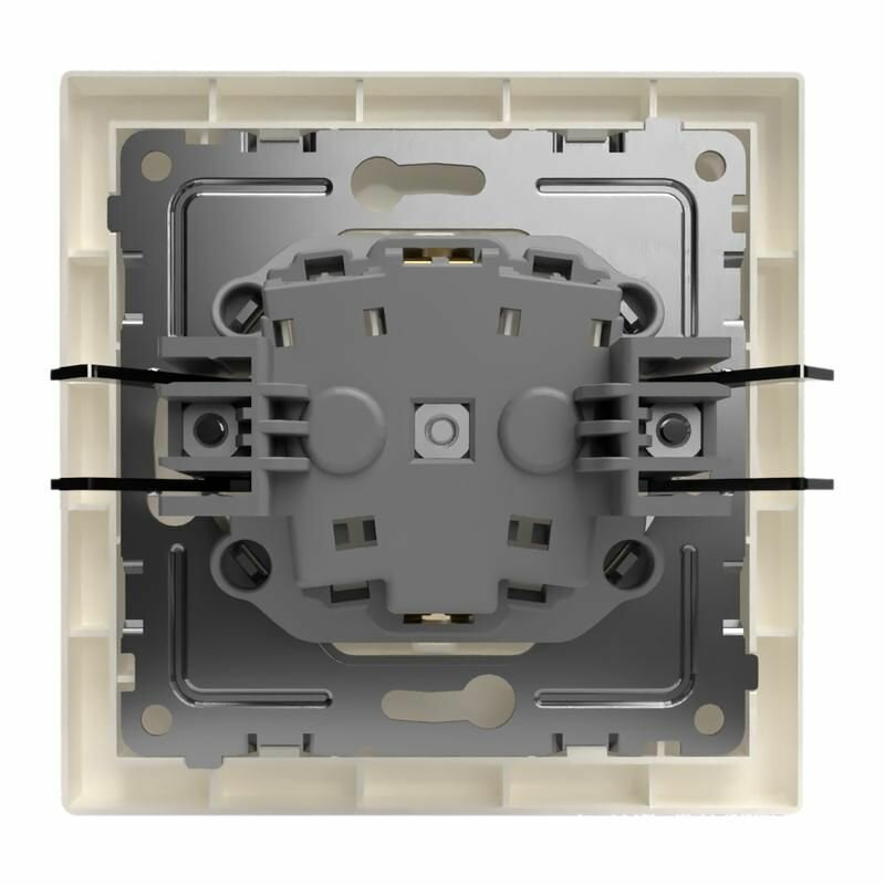 Розетка 1-м СП Pixel 16А IP20 с заземл. защ. шторки в сборе беж. TOKOV ELECTRIC TKE-PX-R1F - фото №5
