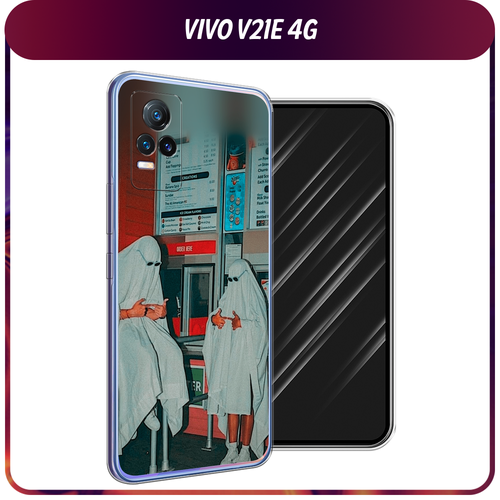 Силиконовый чехол на Vivo V21e 4G / Виво V21e 4G Chillin Killin силиконовый чехол на vivo v21e 4g виво v21e 4g кассета