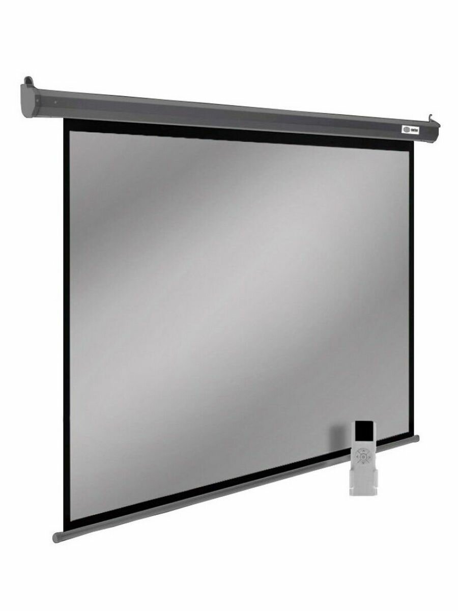 Экран CACTUS SIlverMotoExpert , 200х150 см, 4:3, настенно-потолочный белый - фото №5