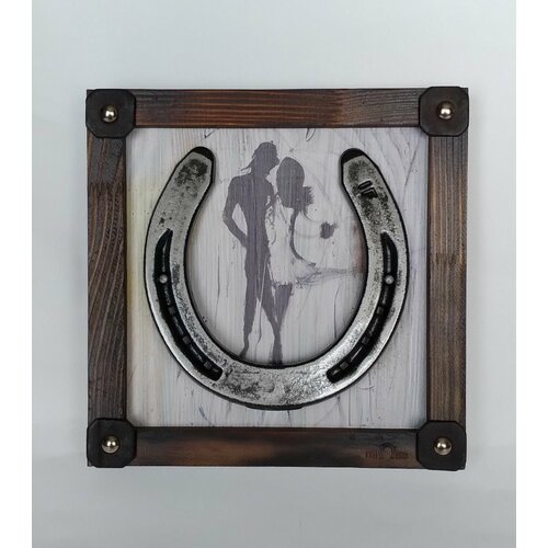 Оберег для дома/ Подкова на счастье(свадьба 3) с принтом