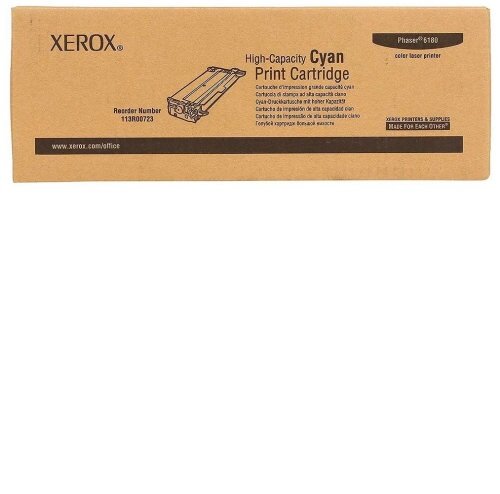 113R00723 Тонер-картридж к Xerox Phaser 6180 (6000 стр.) Cyan