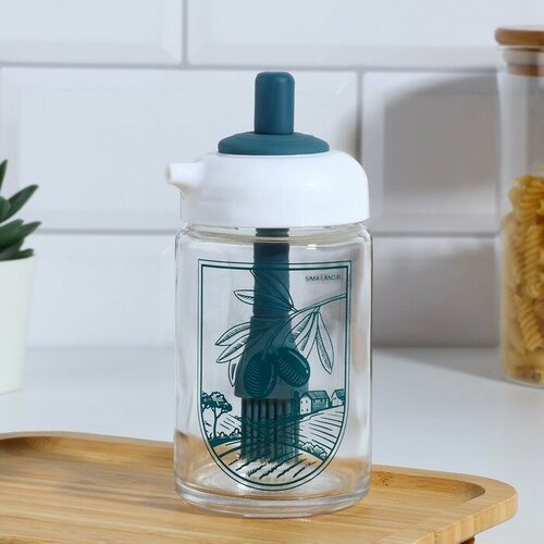 Ёмкость для масла с кисточкой Оливки 230 мл 679₽