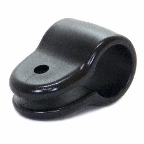 Крепление каркаса тента сквозное №1.1 черный хомут 10шт