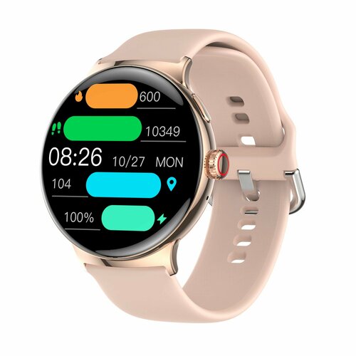 Смарт часы-кулон Tiroki LA99 с функцией Bluetooth звонка голосовой ассистент Always on Display пульсометр кислород в крови спортивные режимы черный силиконовый ремешок мужские женские 8 марта подарок 539000₽