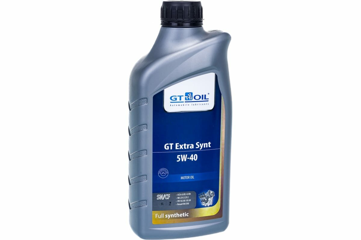 Синтетическое моторное масло GT OIL GT Extra Synt 5W-40, 1 л