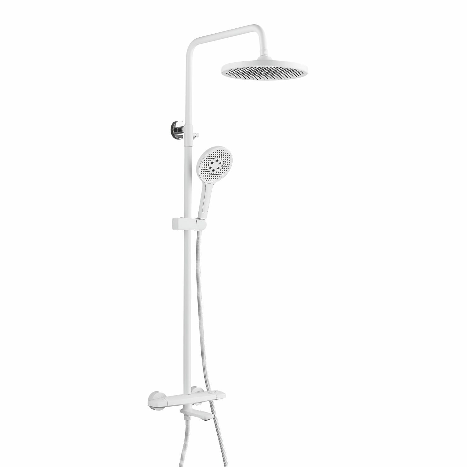 фото Душевая система Rose R3936C, белый