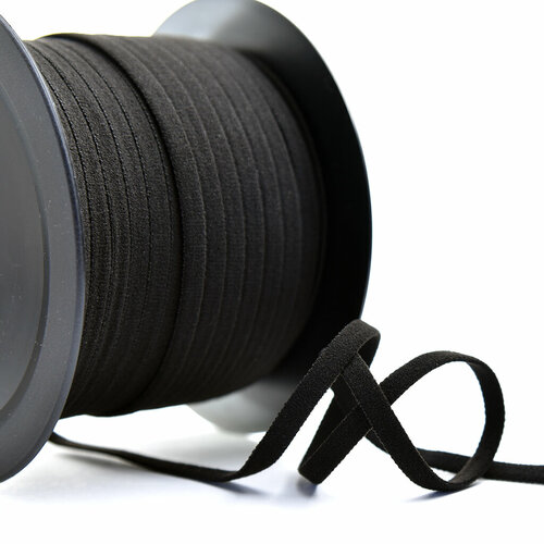 Резинка шляпная 5 мм цвет 01 черный Safisa 4783-5мм-01 резинка шляпная safisa 2 мм цвет 01 черный