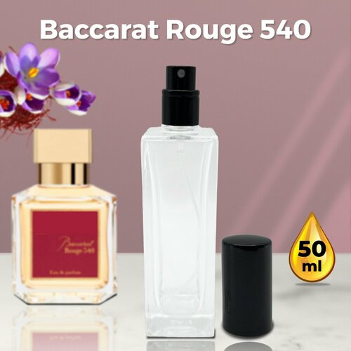 Baccarat Rouge 540 - Духи унисекс 50 мл + подарок 1 мл другого аромата масляные духи спрей 153 баккара руж бакарат 540 духи женские масляные унисекс baccarat rouge 540 15 мл