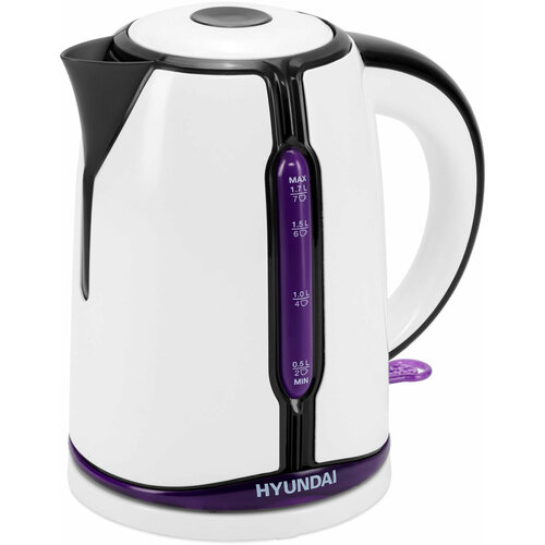 Чайник электрический Hyundai HYK-P3405 17л 2200Вт белыйчерный корпус пластик 213000₽