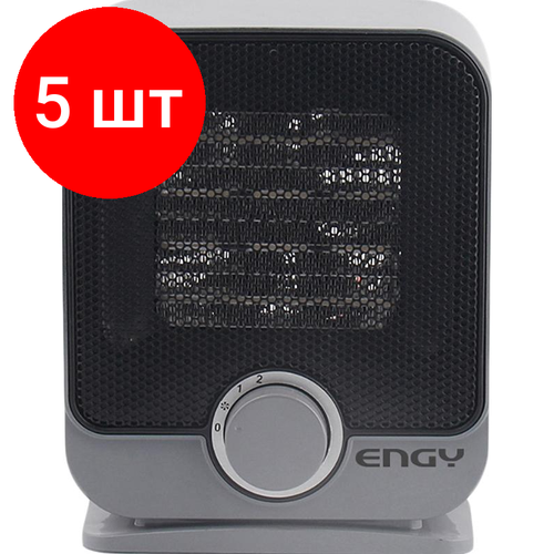 тепловентилятор engy ptc 305 1 5 квт 20 м² чeрный Комплект 5 штук, Тепловентилятор Engy PTC-319 черный