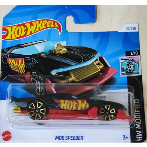 Hot Wheels Машинка базовой коллекции MOD SPEEDER черная 5785/HTB64 машинка mattel hot wheels porsche taycan turbo s арт hkj31 5785 149 из 250