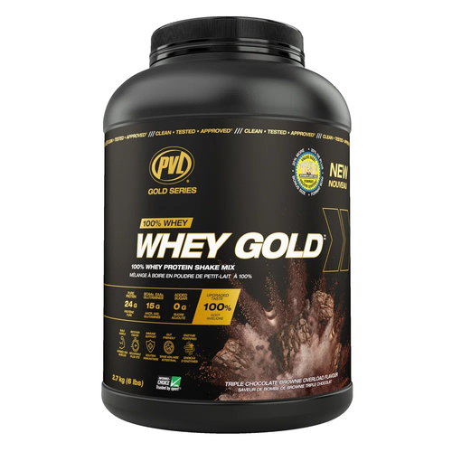 PVL Whey Gold (2700 гр) (тройной шоколад брауни)