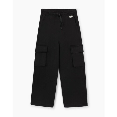 брюки спортивные для мальчиков цвет черный рост 98 104 Брюки Gloria Jeans, размер 2-4г/98-104, черный