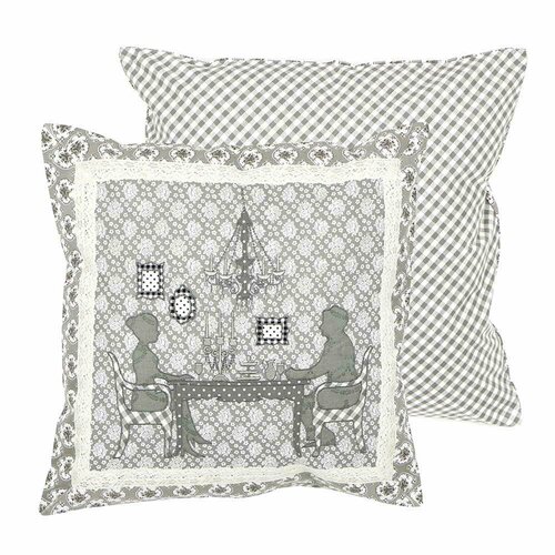 Наволочка декоративная Романтический ужин 50 х 50 см бренд ClayreEef модель CLD31 43161 3499₽