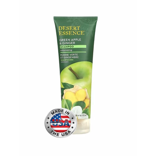 Desert Essence шампунь для придания объема зеленое яблоко и имбирь 237 мл 3266₽