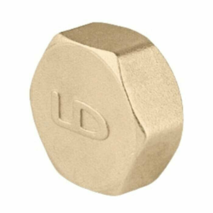 Заглушка LD PRIDE LD.65.504.25 LD, латунь, внутренняя резьба, Ду 25 — фото 1