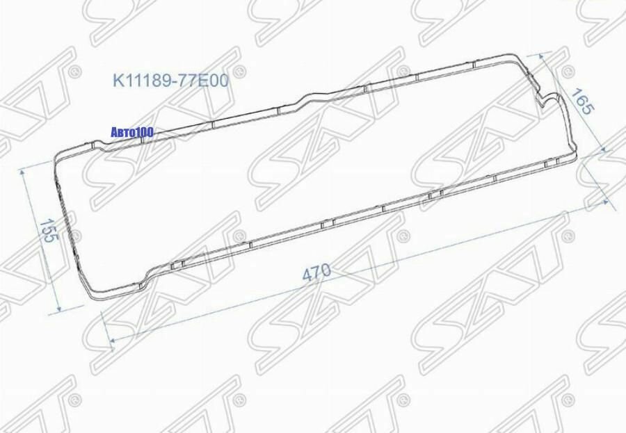 Прокладка клапанной крышки SZ J20A 96-05, Escudo/Grand Vitara