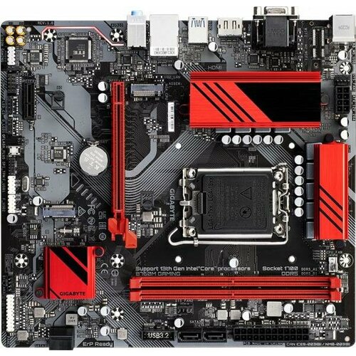 Материнская плата Gigabyte B760M GAMING Soc-1700 Intel B760 2xDDR5 mATX AC97 8ch71 25Gg RAIDVGAHDMIDP 1791700₽