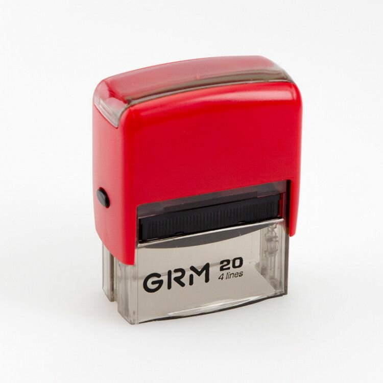 GRM 20 Office Автоматическая оснастка для штампа (38 х 14 мм.), Красный