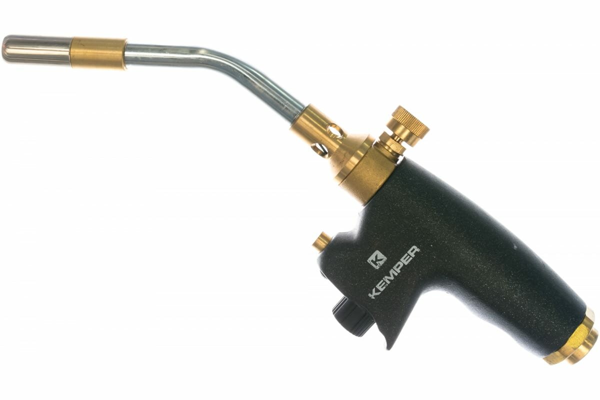 Лампа паяльная газовая KEMPER 1062E (для резьб. бал. п/поджигсист.подогр.газа)