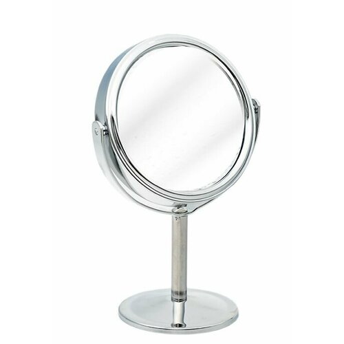 Farres cosmetics Зеркало настольное, двухстороннее, 8.5х14х6 см/ зеркало настольное 22 см двустороннее на ножке сталь круглое fantastic