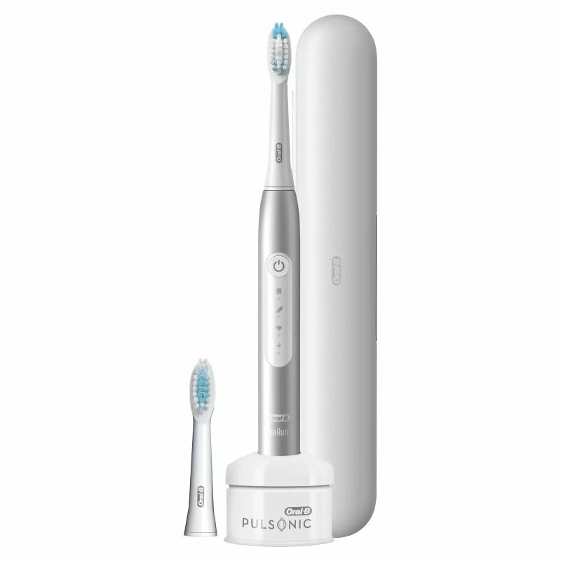 Электрическая зубная щетка ORAL-B PULSONIC SLIM LUXE 4500 PLATINUM, белый