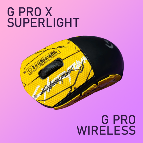Грипсы для Logitech G Pro X Superlight и G Pro Wireless / Противоскользящие накладки и наклейки для игровой мыши самоклеящиеся противоскользящие накладки грипсы для мыши logitech g pro x superlight или g pro wireless 1