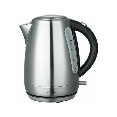 Электрический чайник Hyundai 17л 2200Вт серебристый матовыйчерный корпус нержавеющая сталь 273500₽