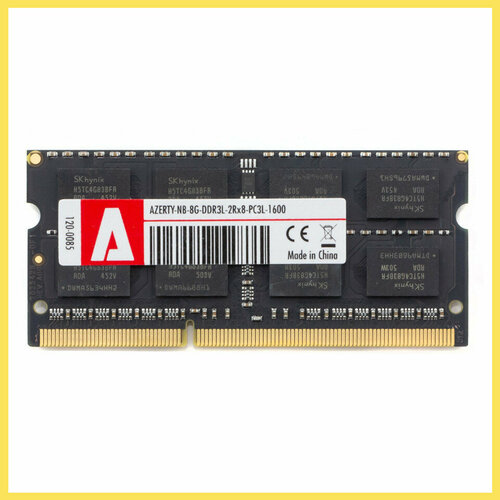 Оперативная память SODIMM 8 Gb Azerty DDR3L 2Rx8 PC3L-1600 211500₽