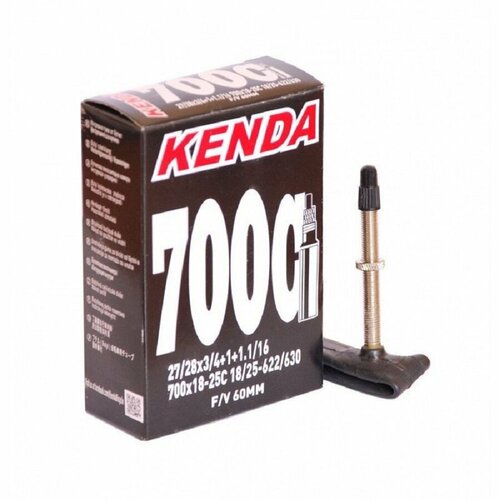 Велосипедная камера KENDA 700х18/25C F/V 60мм (5-516490) камера kenda 650x23 25c f v 48l