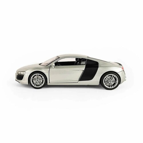 Машинка WELLY 1:24 Audi R8 Coupe серебристая