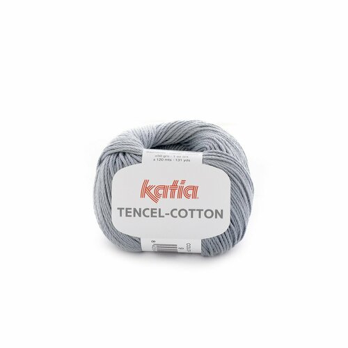 Пряжа для вязания Katia Tencel-Cotton (09 Medium grey)