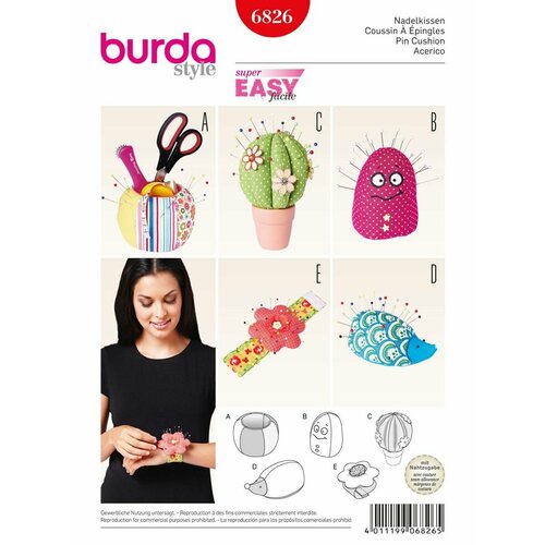 Выкройка Burda 6826 Аксессуары для шитья