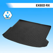 Коврик в багажник автомобиля Rival для Exeed RX 2022-н. в, полиуретан, 10912003
