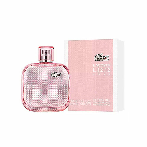 Lacoste L 12 12 Rose Sparkling туалетная вода 100 мл для женщин lacoste туалетная вода l 12 12 blanc 175 мл