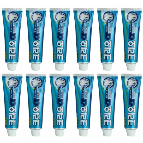 Clio Зубная паста Alpha Solution Total Care Plus Toothpaste, 120 г, 12 шт зубная паста для свежести дыхания unpa cha cha toothpaste 30 г