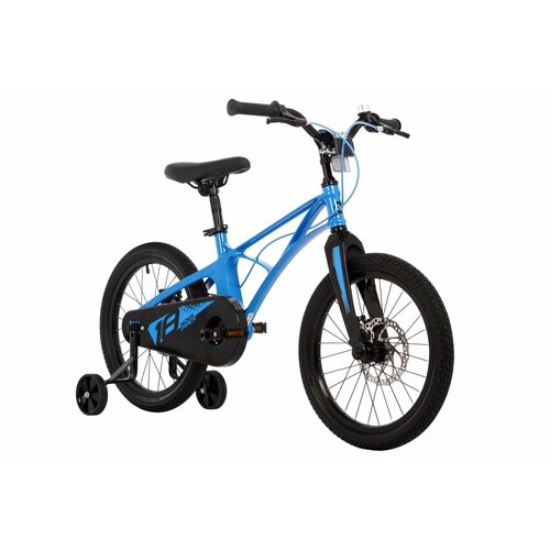 Велосипед NOVATRACK 18 Blast Магнезиевая рама синий полная защ цепи диск тормоз короткие крылья 18340₽