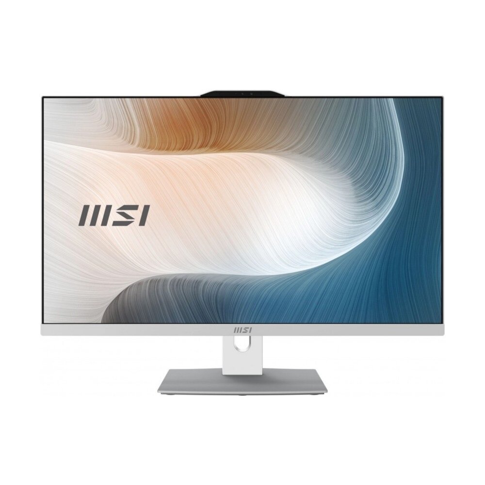 Моноблок 27" FHD MSI Modern AM272P 12M-256XRU white (Core i7 1260P/16Gb/512Gb SSD/VGA int/noOS/kb+m) (9S6-AF8212-656)