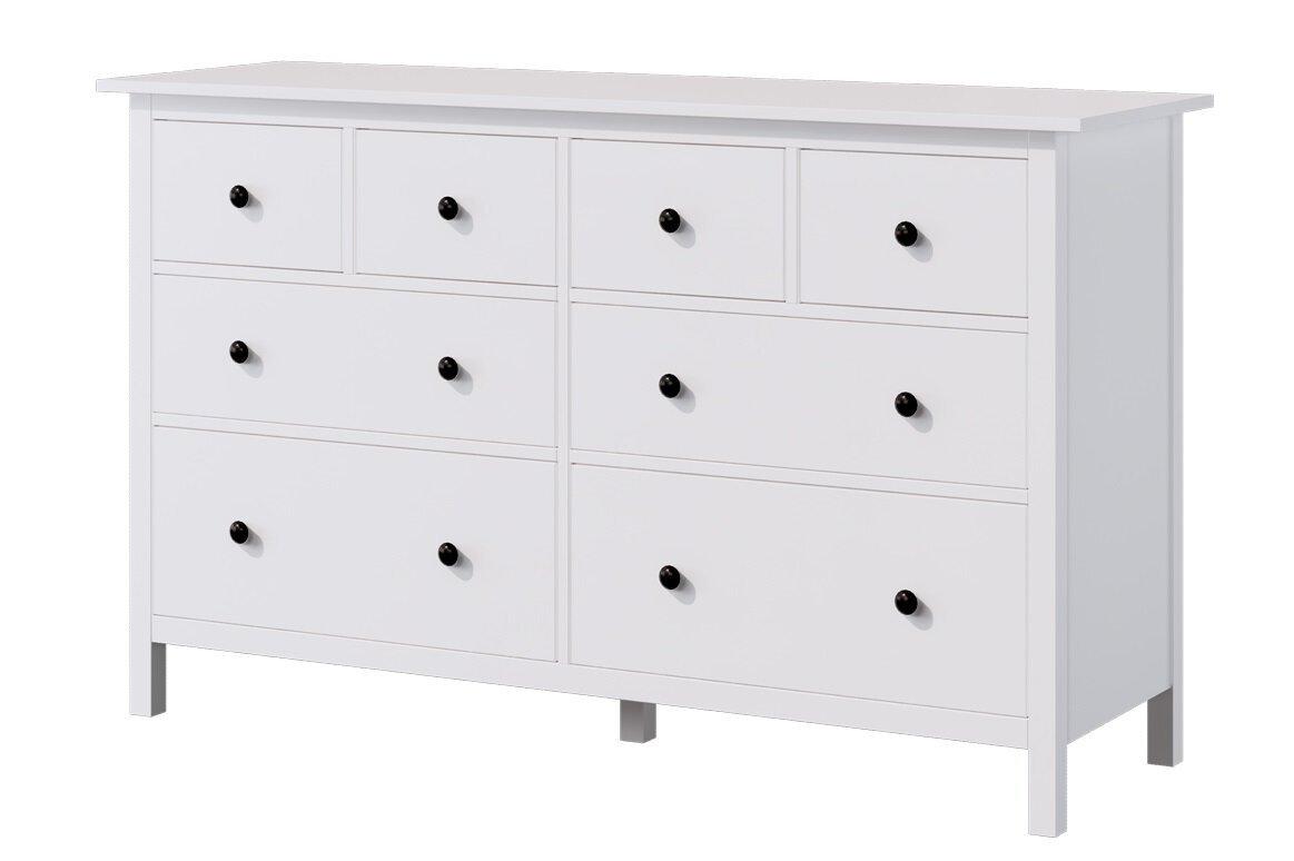 Комод Хемнэс Hemnes/ Кымор, 160x96x50см, 8 ящиков, белый,