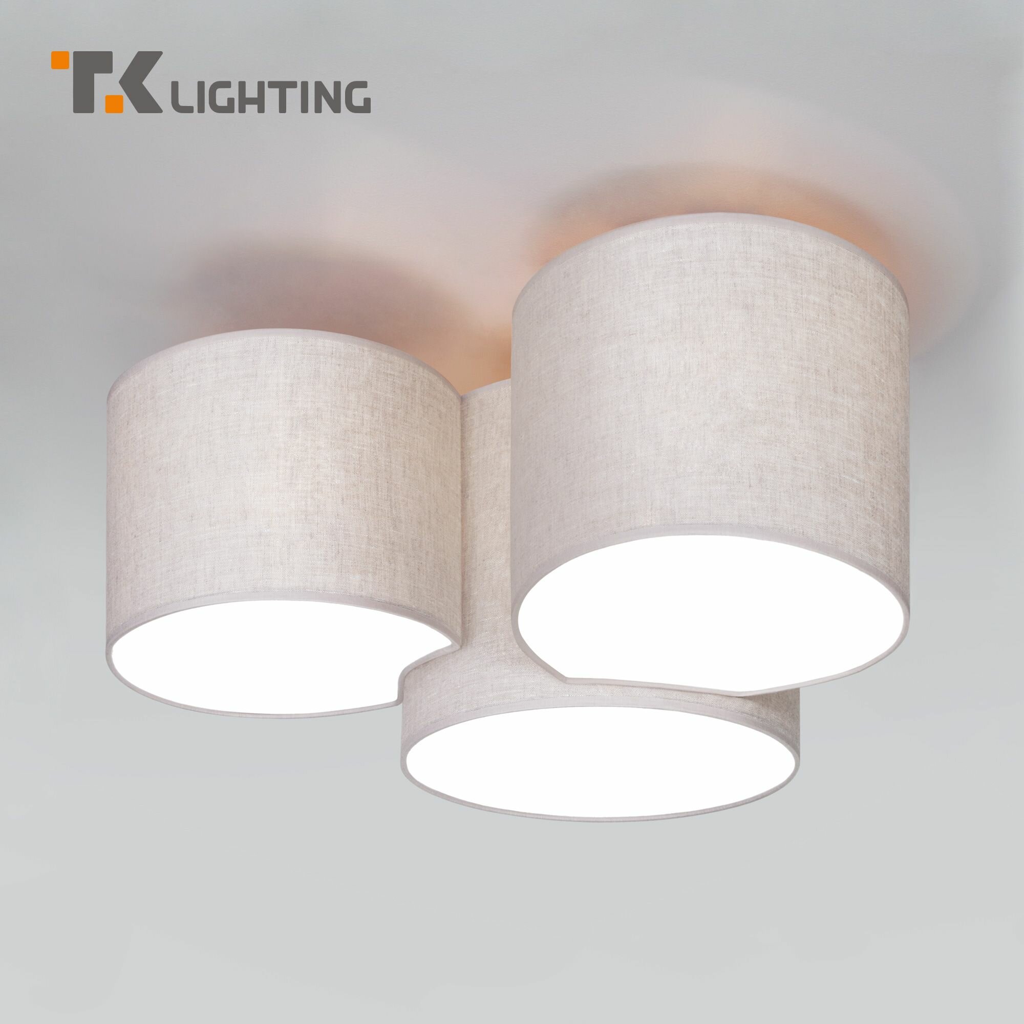 Люстра / Потолочный светильник TK Lighting 6591 Mona Nature, цвет бежевый, IP20