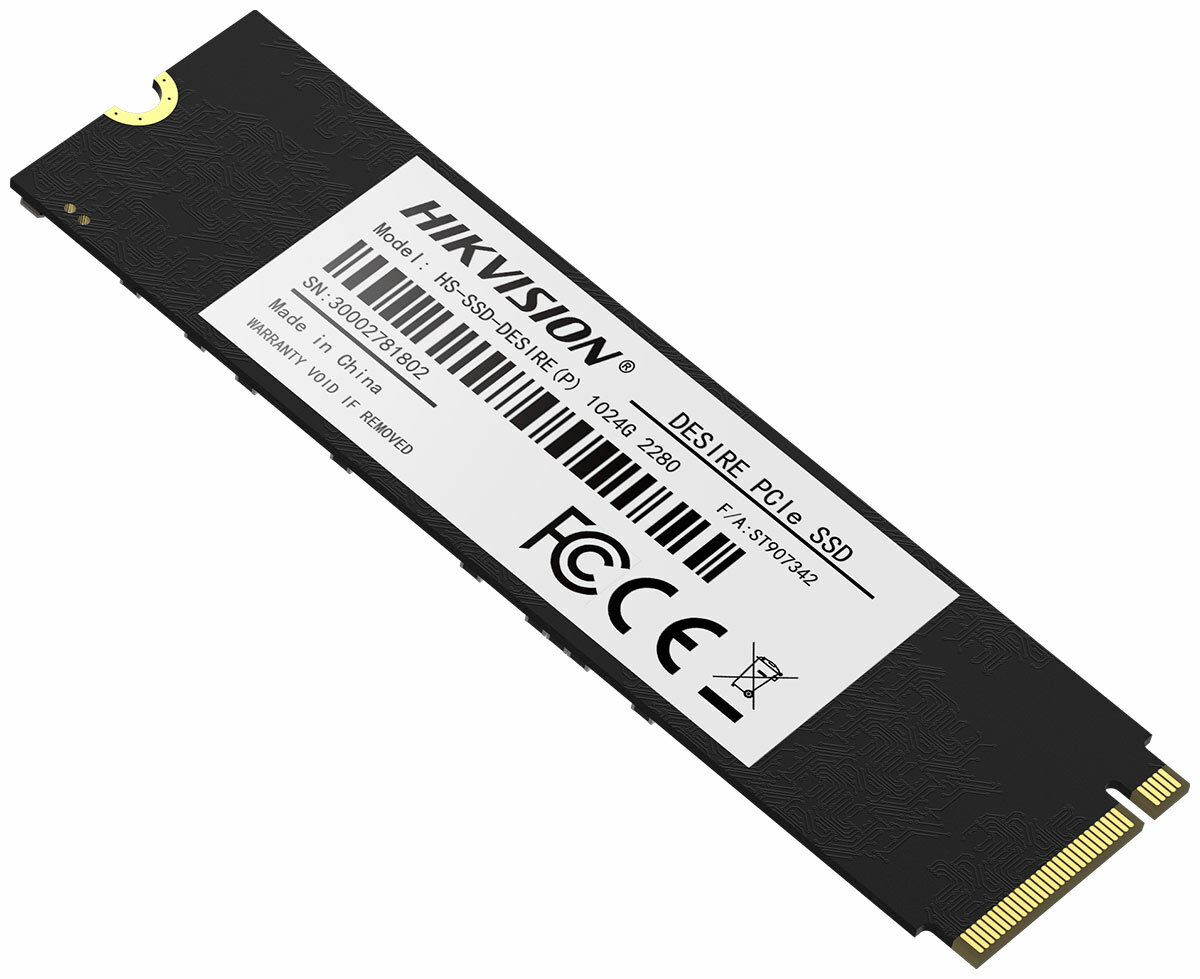 SSD накопитель Hikvision M.2 512 Гб PCIe (HS-SSD-Desire(P)/512G)