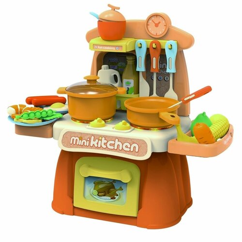 Сюжетно-ролевые игрушки Набор кухня Шеф-поварсборный26 предм свет звук оранж Altacto 1489₽